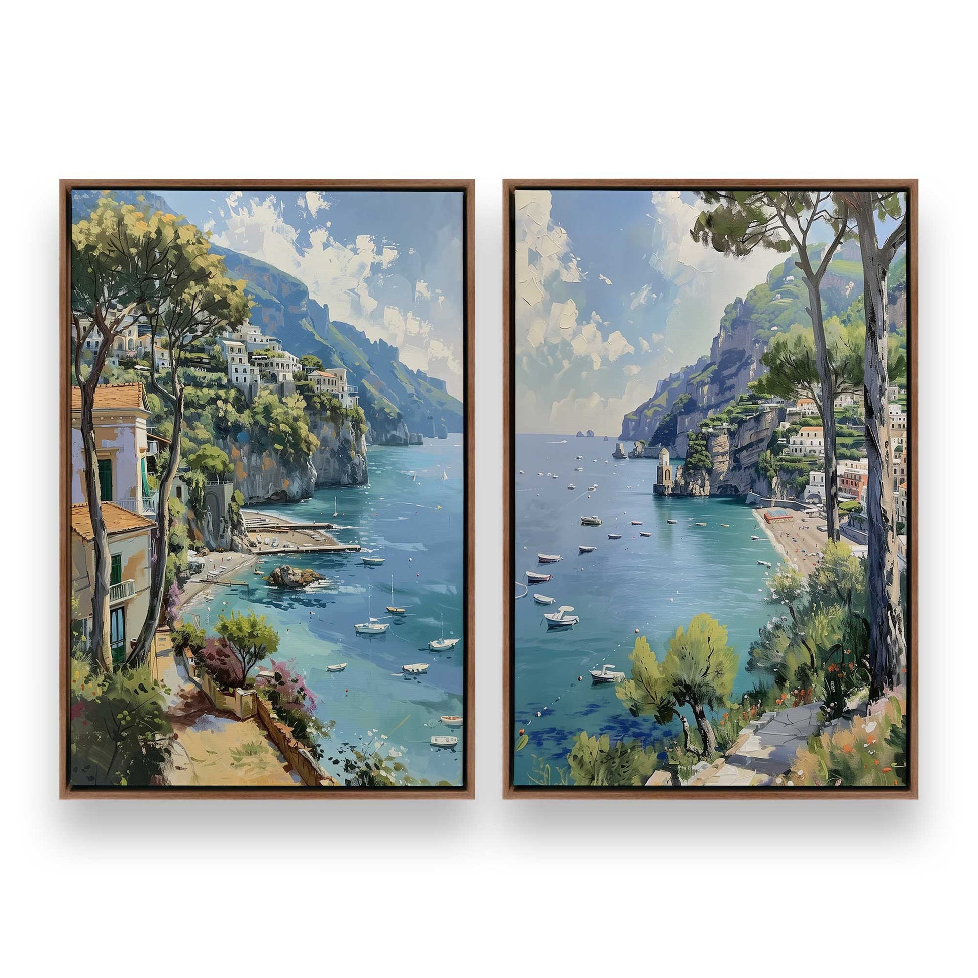 [Color:Walnut], Picture of art in a Walnut frame