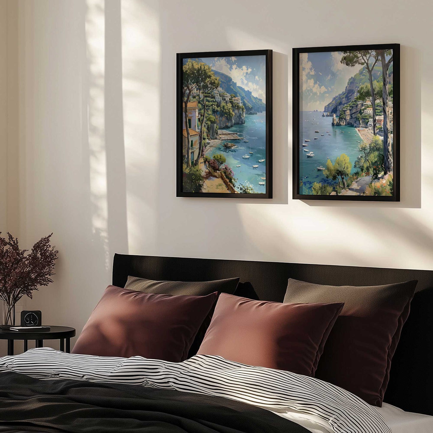 [Color:Belvinder Brown], Picture of art in a Belvinder Brown frame