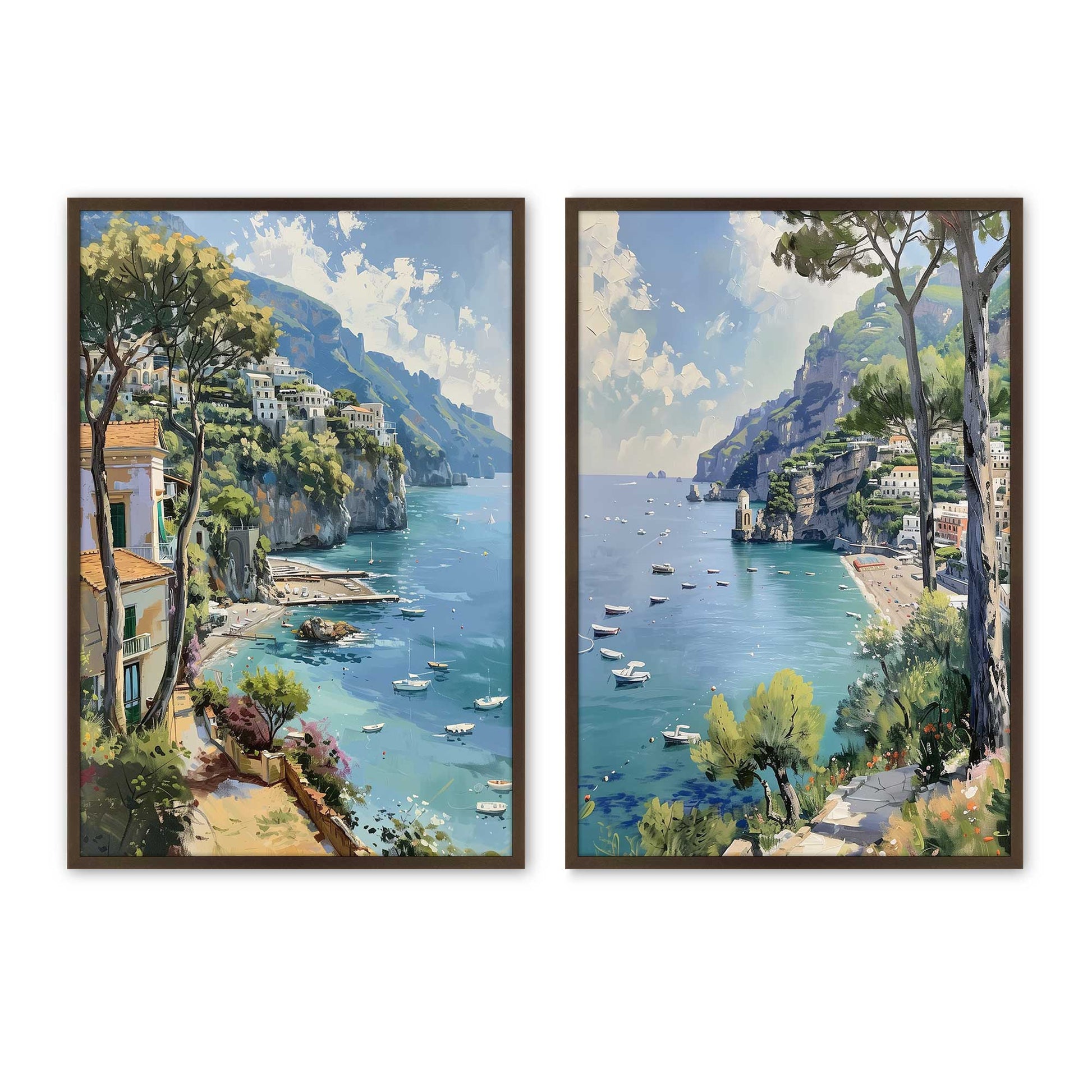[Color:Belvinder Brown], Picture of art in a Belvinder Brown frame