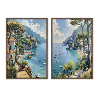 [Color:Walnut], Picture of art in a Walnut frame
