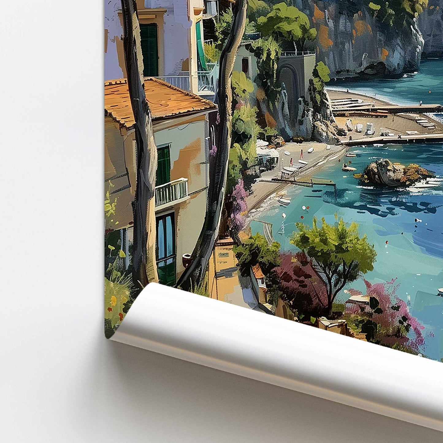 [color:Rolled Print], Picture of close up of art