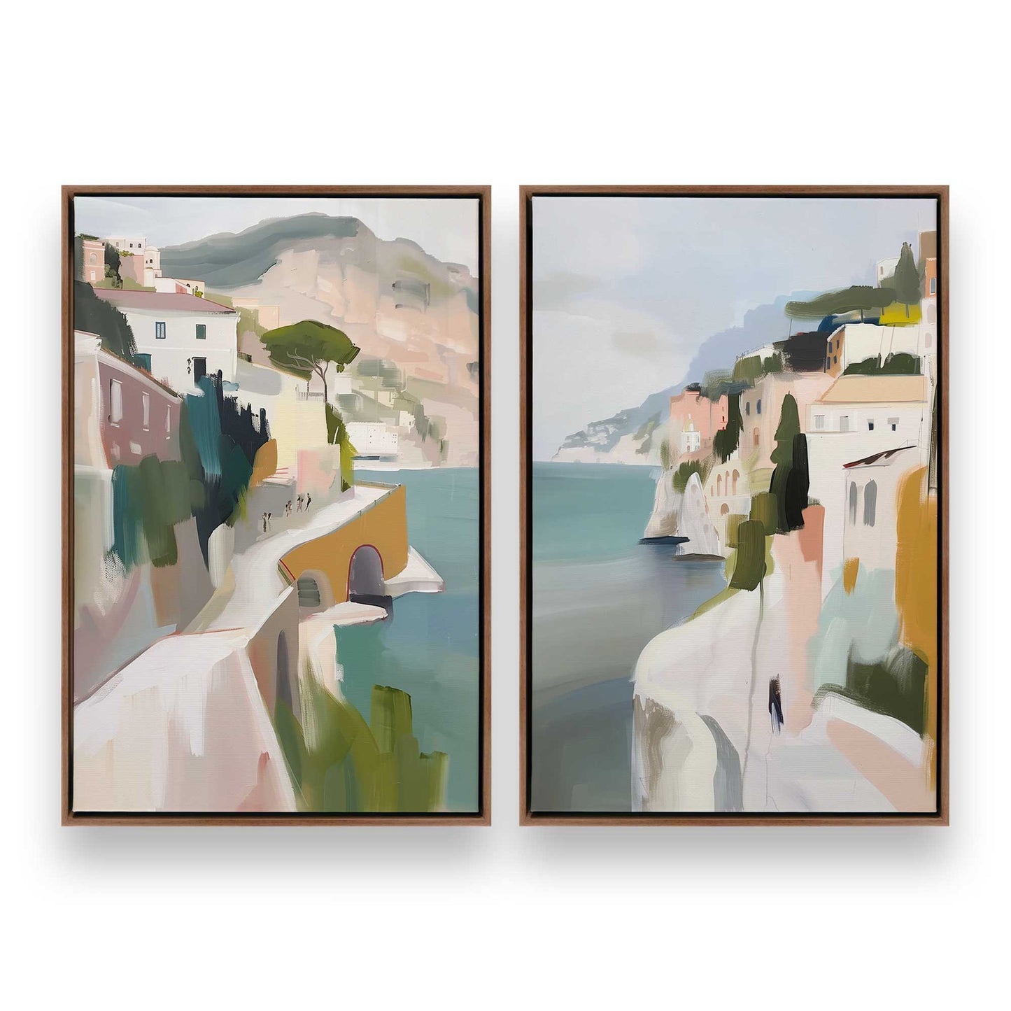 [Color:Walnut], Picture of art in a Walnut frame