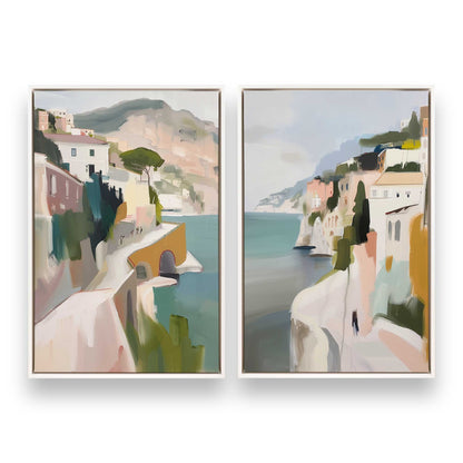 [Color:Opaque White], Picture of art in a White frame