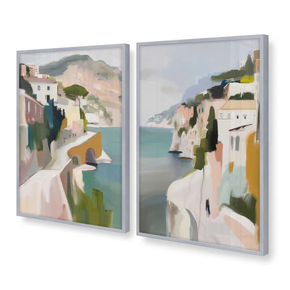 [Color:Polished Chrome], Picture of art in a Polished Chrome frame at an angle