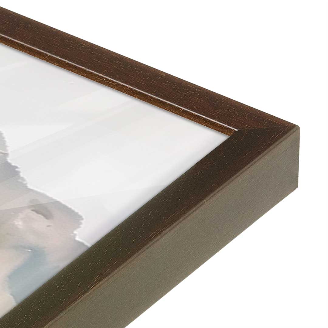 [Color:Belvinder Brown], Picture of art in a Belvinder Brown frame of the corner