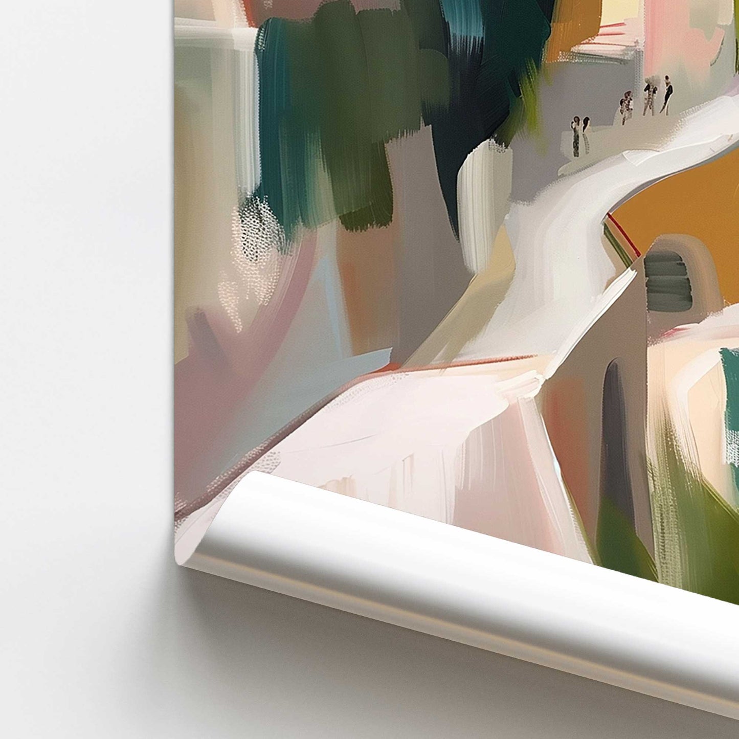 [color:Rolled Print], Picture of close up of art