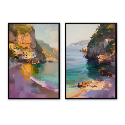 [Color:Satin Black], Picture of art in a Satin Black frame