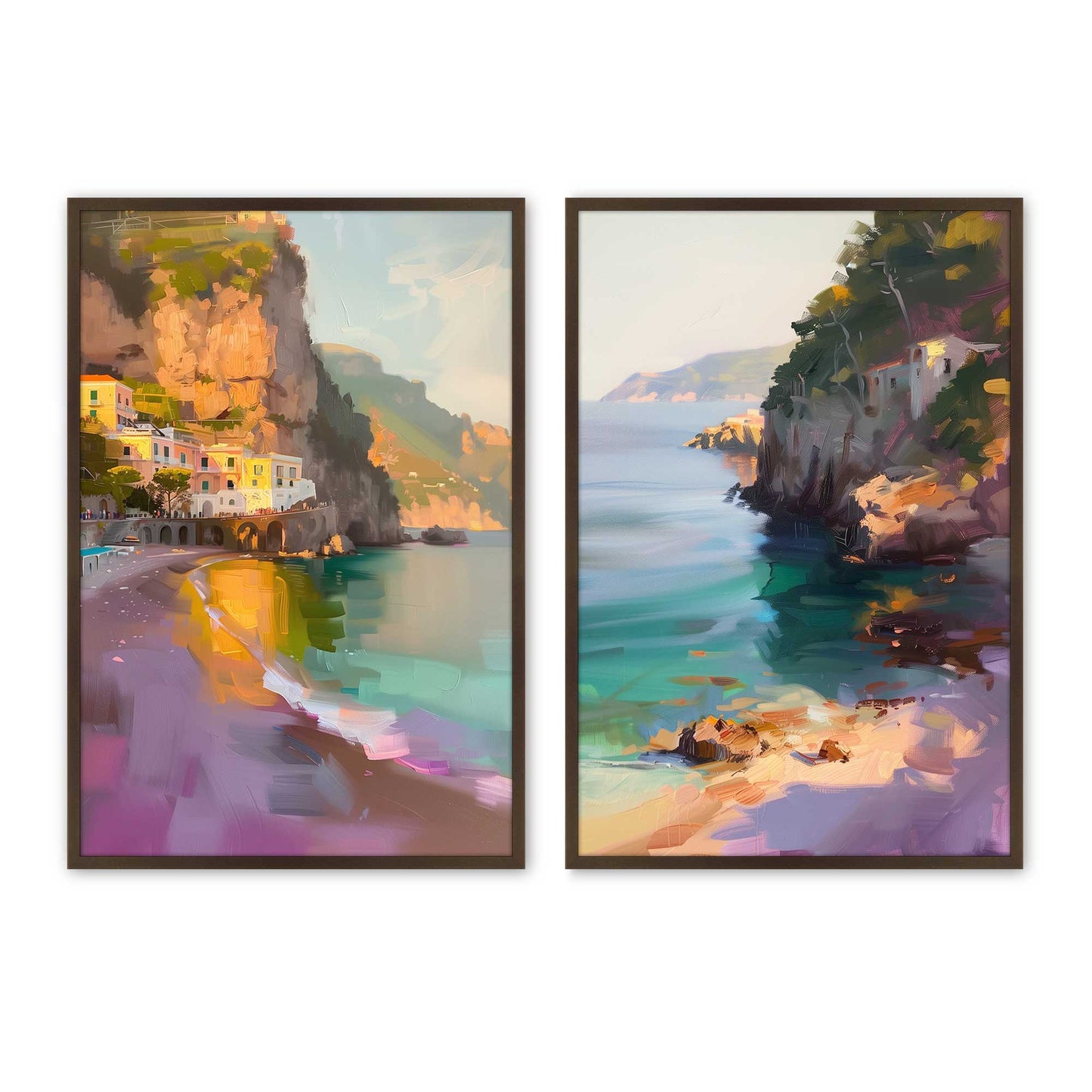 [Color:Belvinder Brown], Picture of art in a Belvinder Brown frame