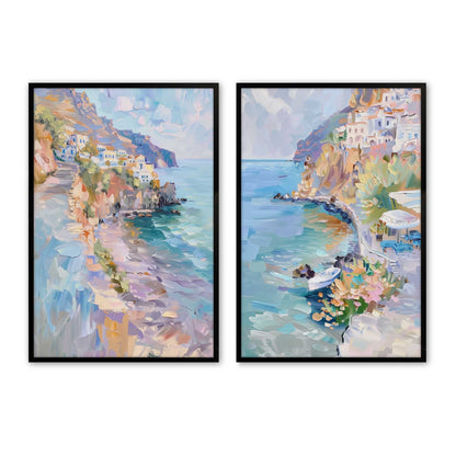 [Color:Satin Black], Picture of art in a Satin Black frame