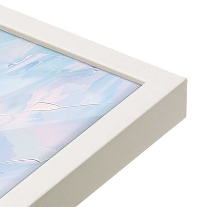 [Color:Opaque White], Picture of art in a Opaque White frame of the corner