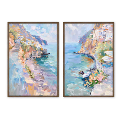 [Color:Walnut], Picture of art in a Walnut frame