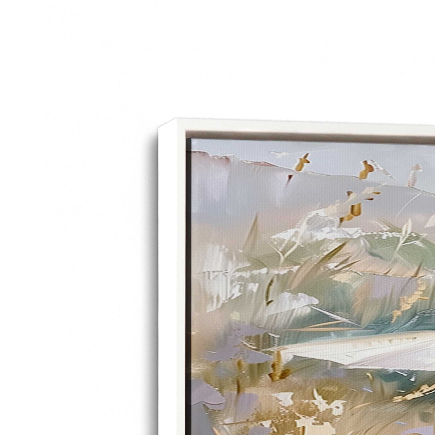 [Color:Opaque White], Picture of the corner of the art