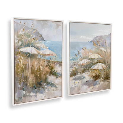 [Color:Opaque White], Picture of art in a White frame at an angle