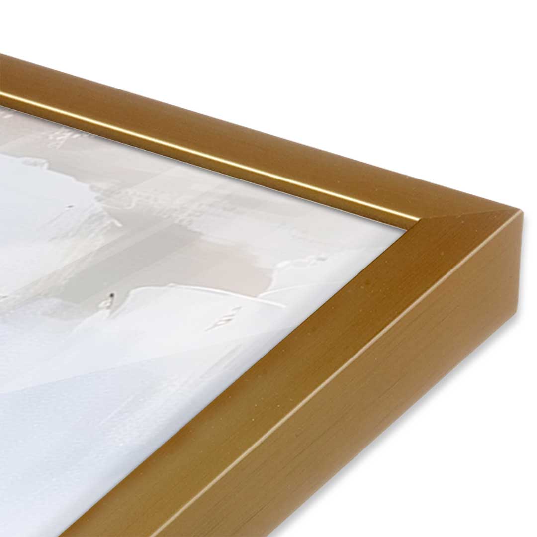 [Color:Polished Gold], Picture of art in a Polished Gold frame of the corner