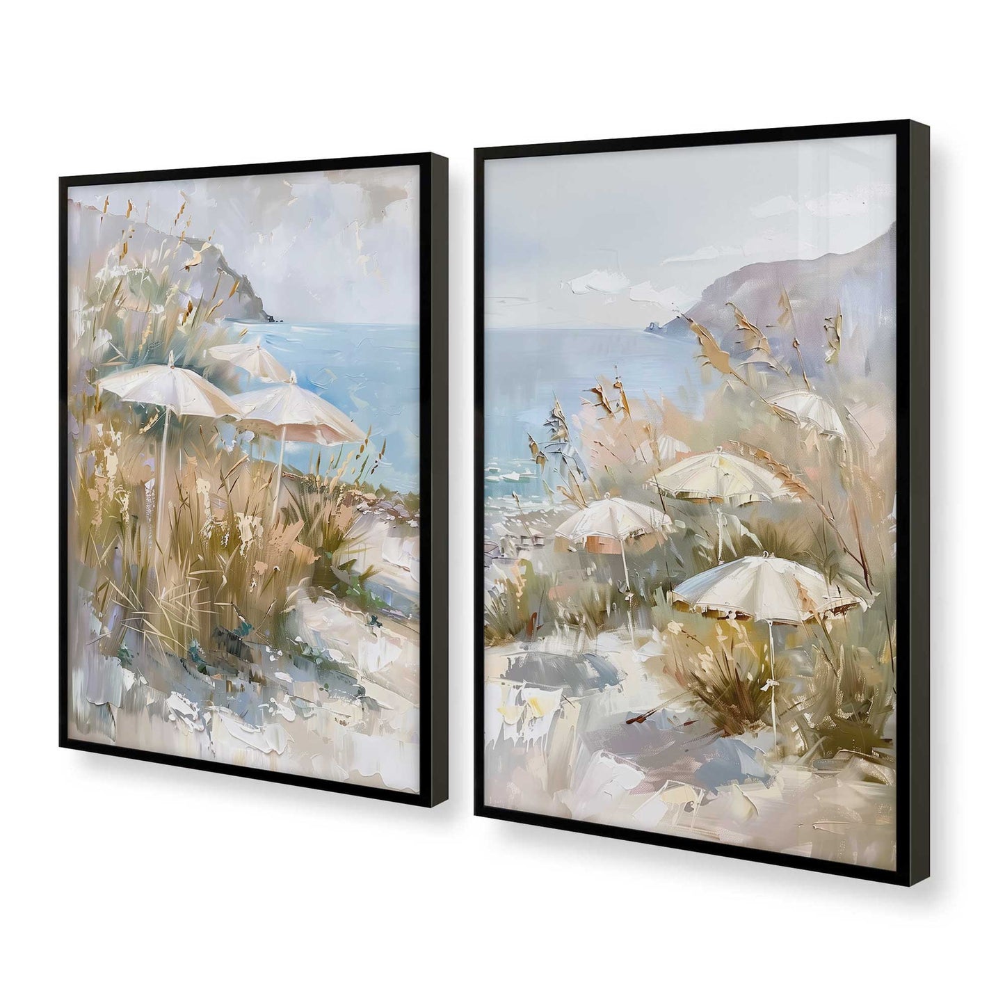 [Color:Satin Black], Picture of art in a Satin Black frame at an angle