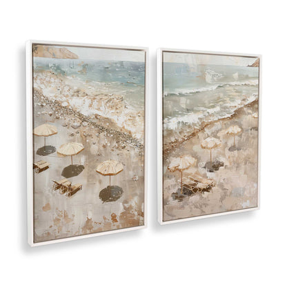 [Color:Opaque White], Picture of art in a White frame at an angle