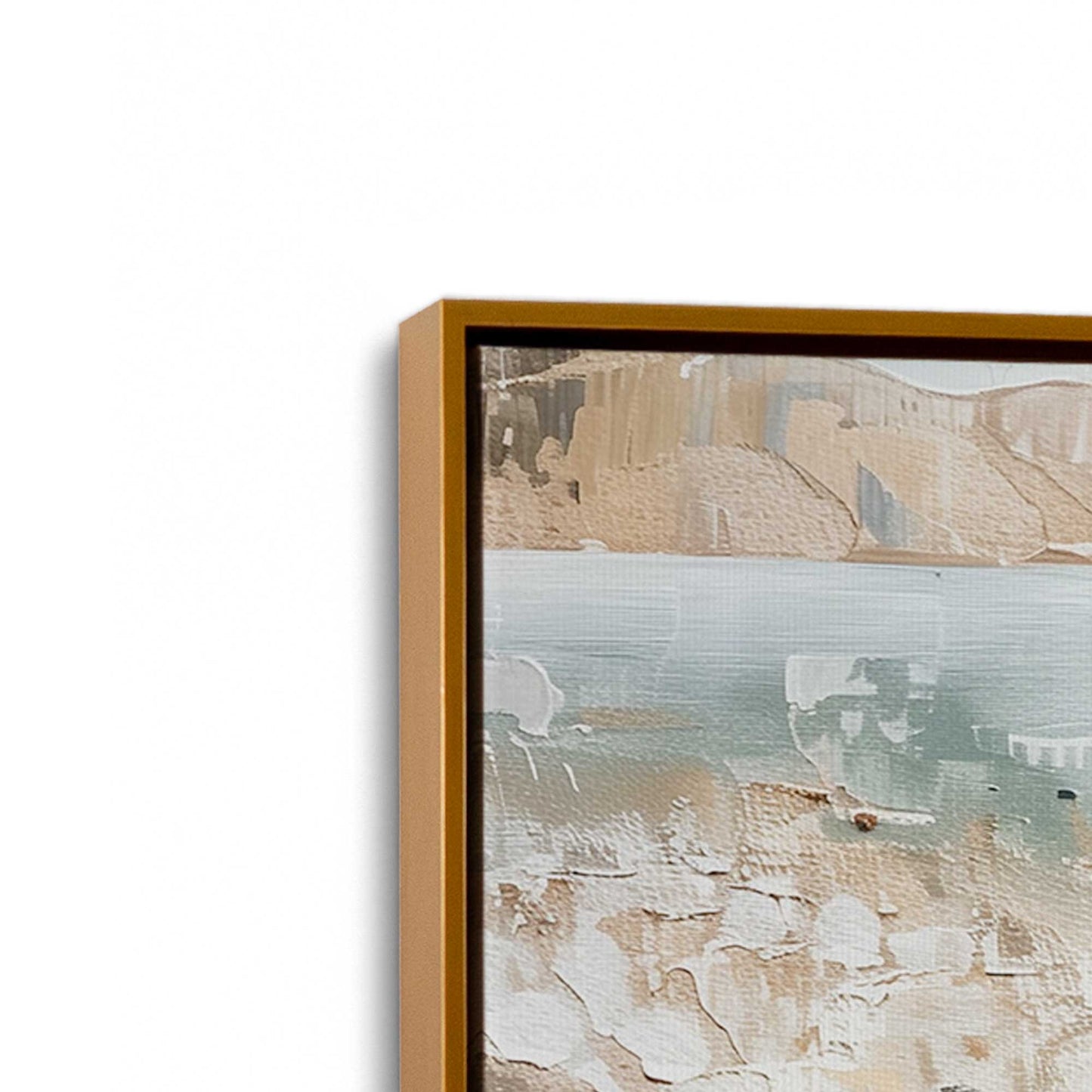 [Color:Polished Gold], Picture of the corner of the art