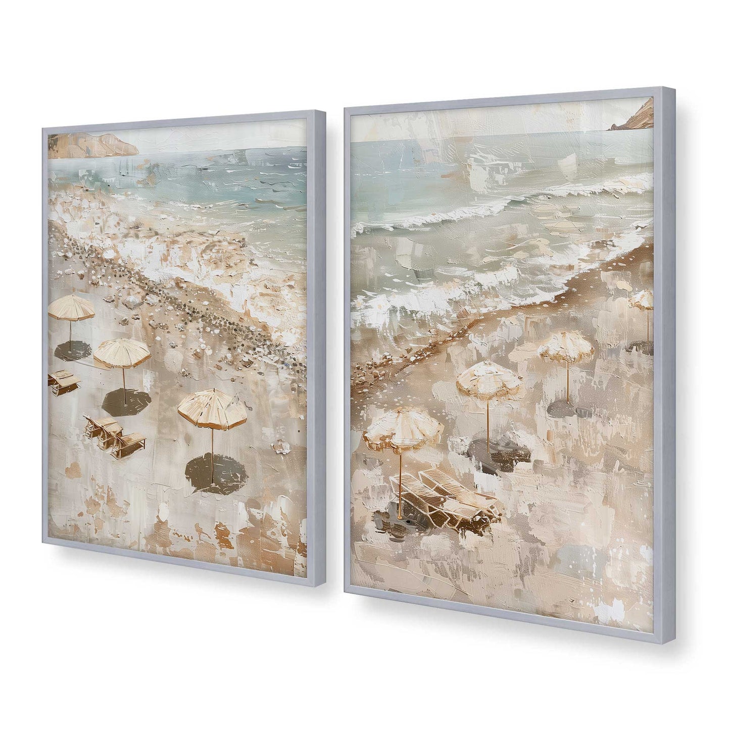 [Color:Polished Chrome], Picture of art in a Polished Chrome frame at an angle
