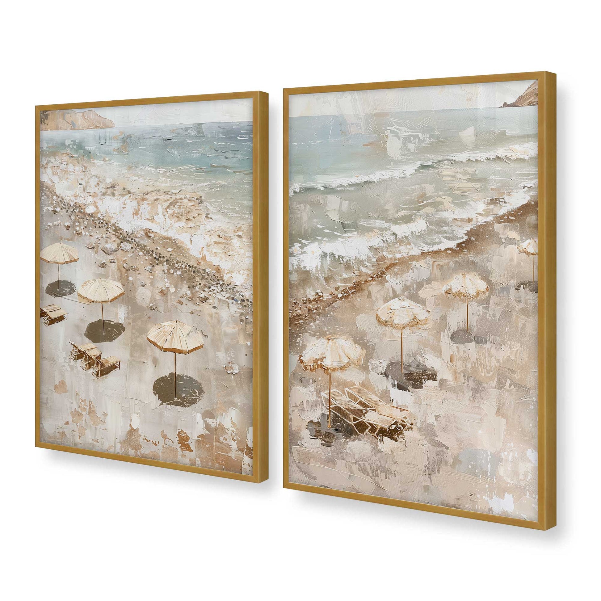 [Color:Polished Gold], Picture of art in a Polished Gold frame at an angle