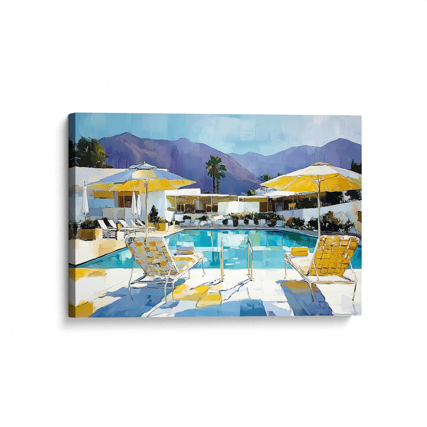 [Color:Stretched Canvas], Picture of art at an angle