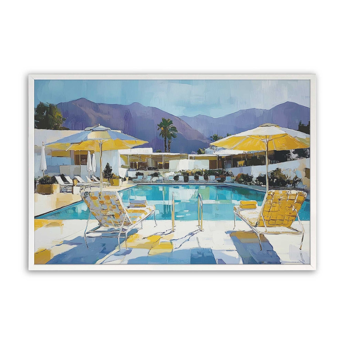 [Color:Opaque White], Picture of art in a Opaque White frame