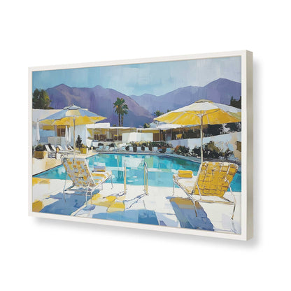 [Color:Opaque White], Picture of art in a Opaque White frame of the corner