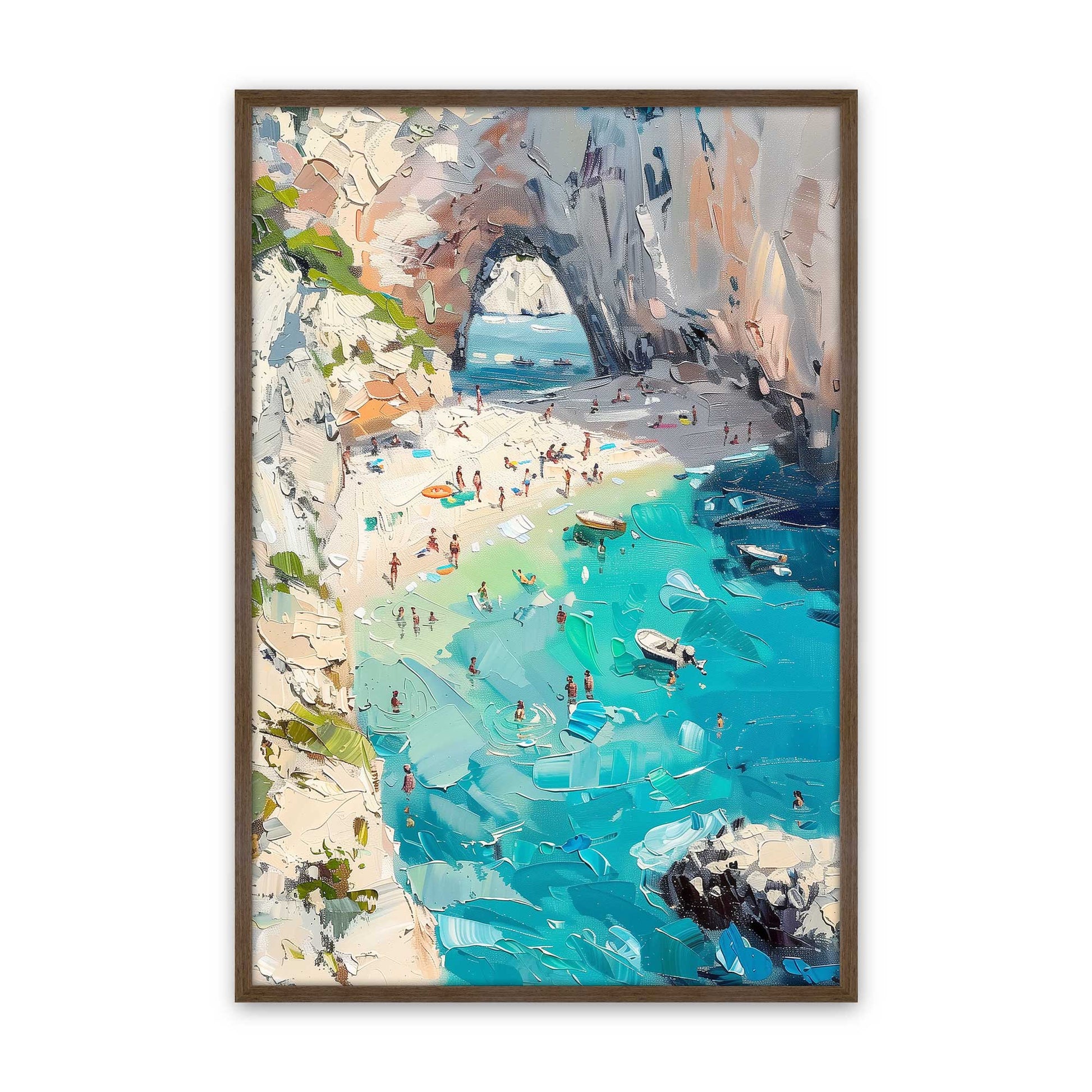 [Color:Walnut], Picture of art in a Walnut frame