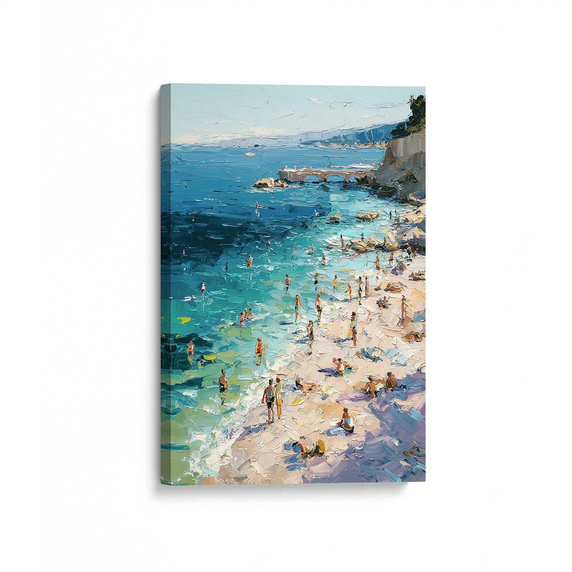 [Color:Stretched Canvas], Picture of art at an angle