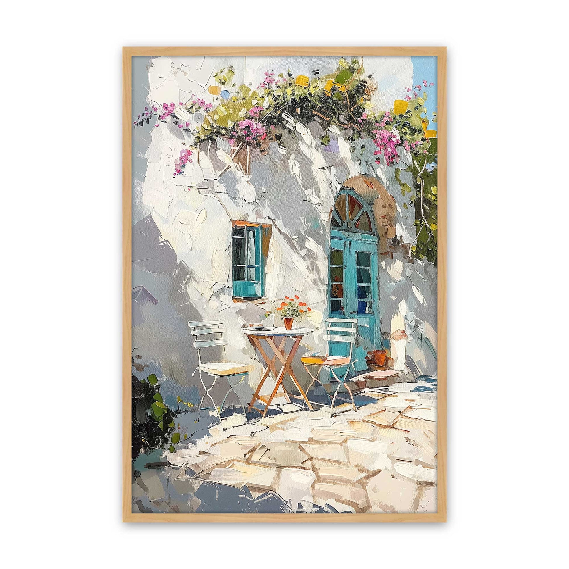 [Color:American Maple], Picture of art in a American Maple frame