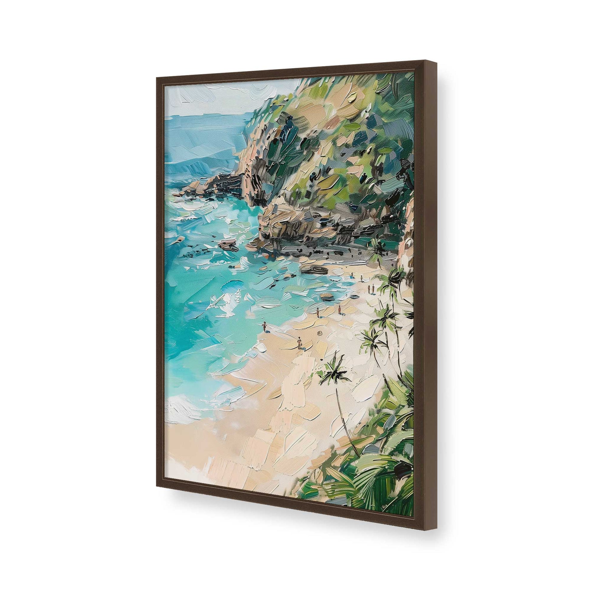 [Color:Belvinder Brown], Picture of art in a Belvinder Brown frame of the corner