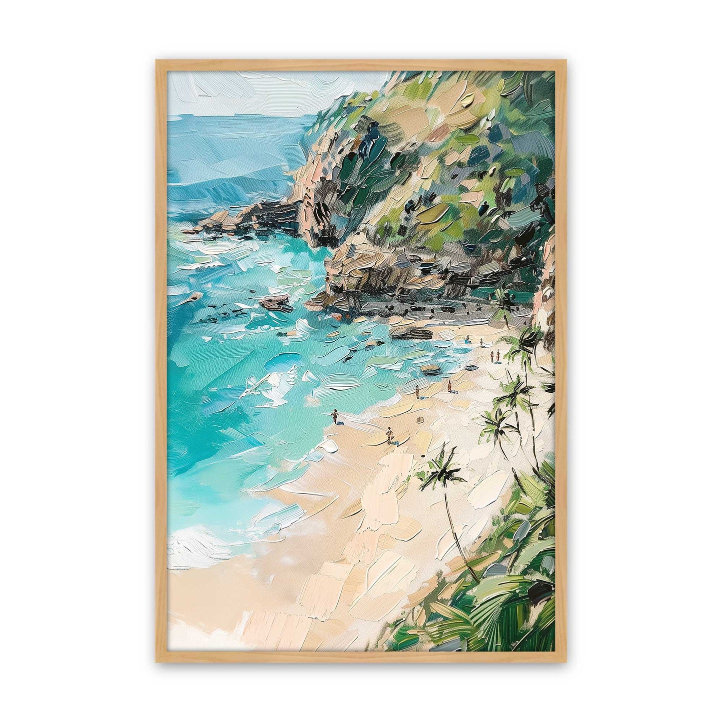 [Color:American Maple], Picture of art in a American Maple frame