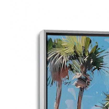 [Color:Polished Chrome], Picture of art in a Polished Chrome frame at an angle