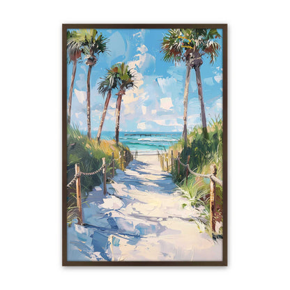 [Color:Brown], Picture of art in a Brown frame