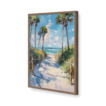 [Color:Walnut], Picture of art in a Walnut frame of the corner