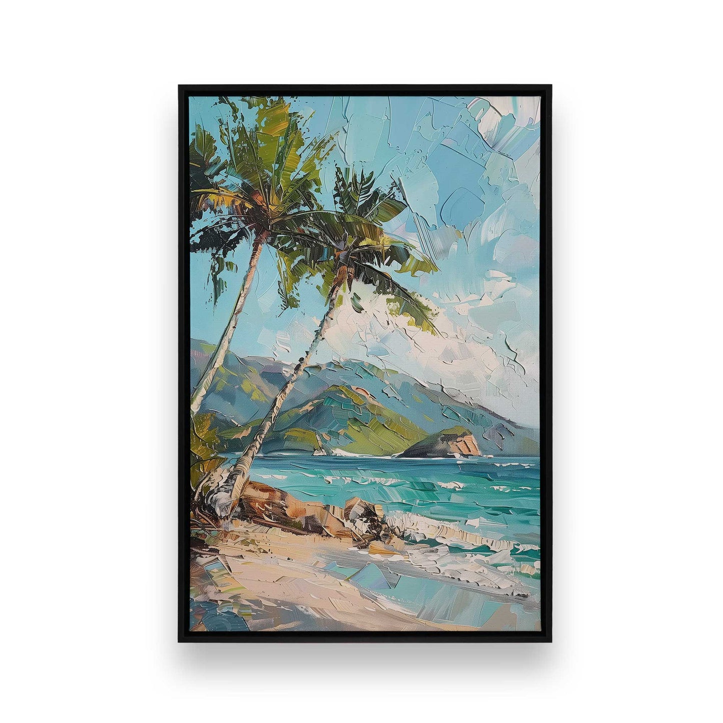 [Color:Satin Black], Picture of art in a Satin Black frame