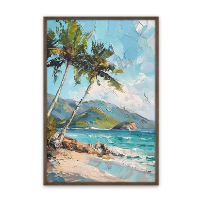 [Color:Walnut], Picture of art in a Walnut frame