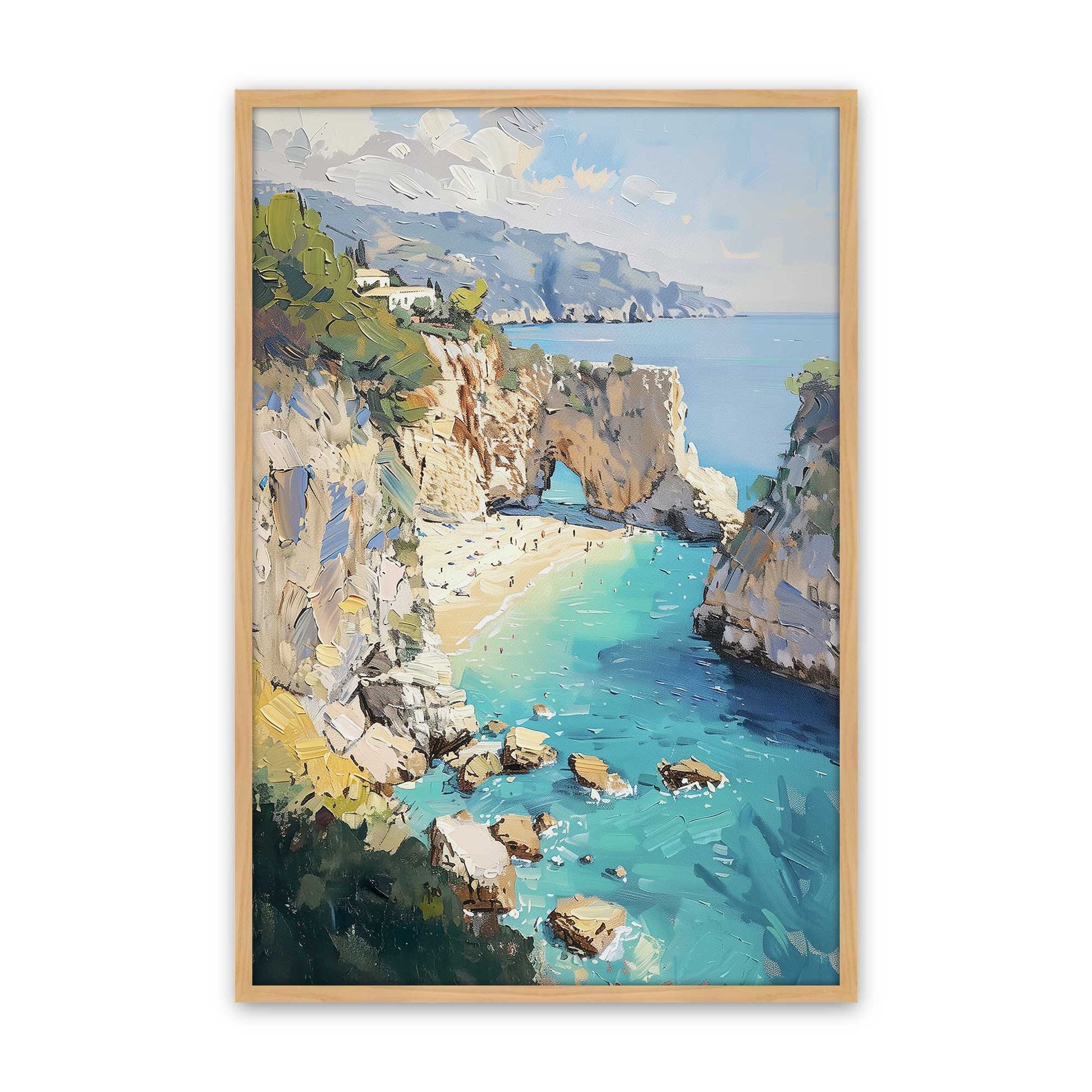 [Color:American Maple], Picture of art in a American Maple frame