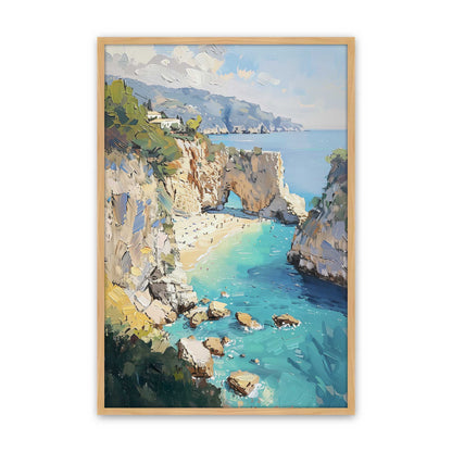 [Color:American Maple], Picture of art in a American Maple frame