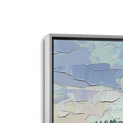 [Color:Polished Chrome], Picture of art in a Polished Chrome frame at an angle