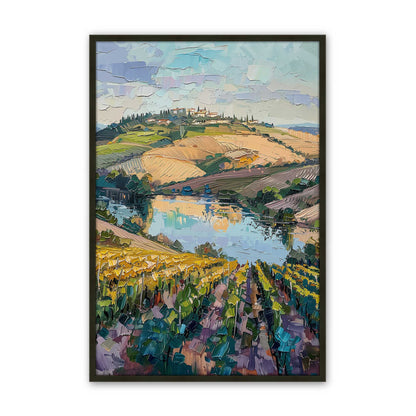 [Color:Satin Black], Picture of art in a Satin Black frame