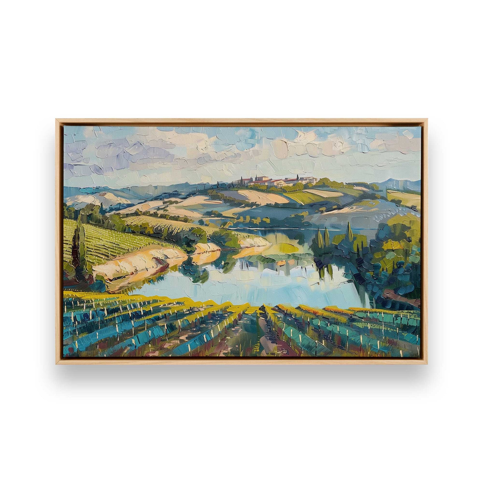 [Color:American Maple], Picture of art in a American Maple frame