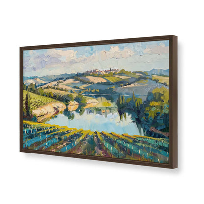 [Color:Belvinder Brown], Picture of art in a Belvinder Brown frame of the corner