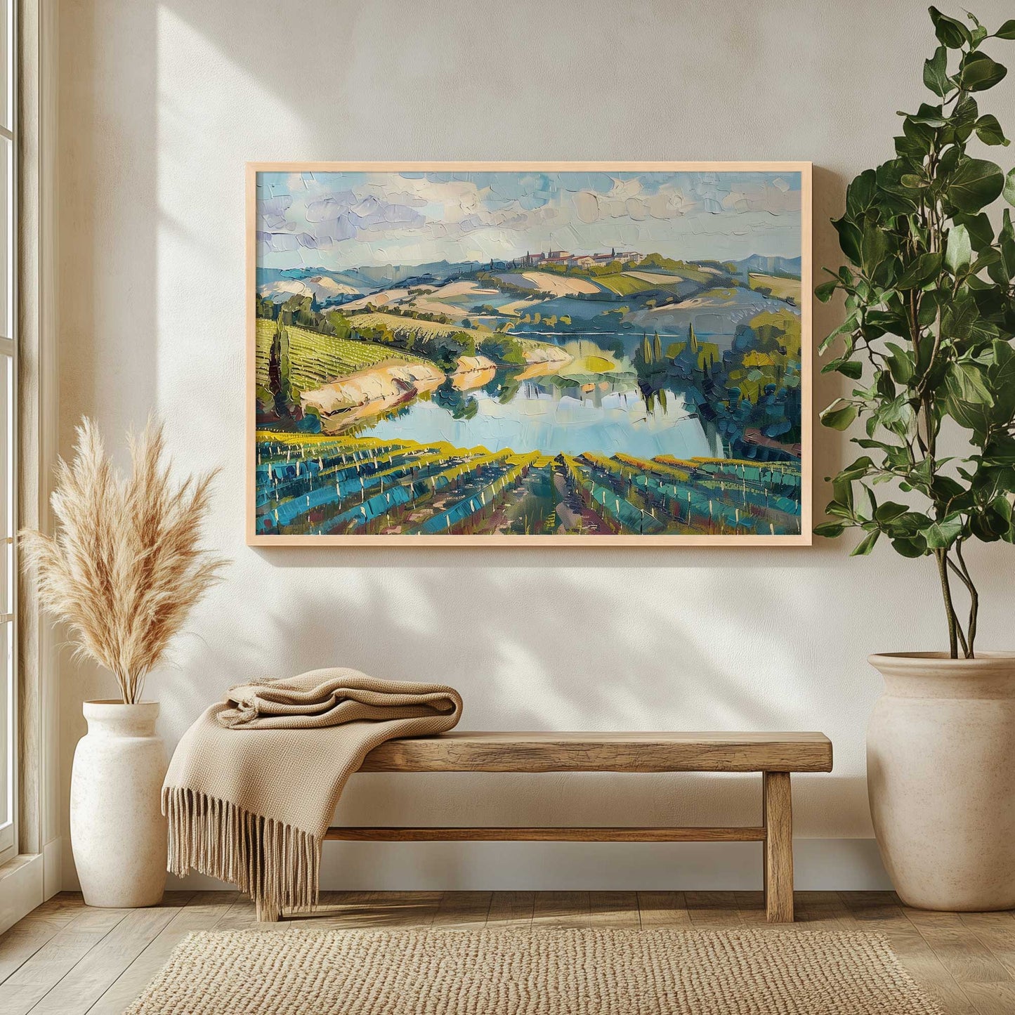 Picture of art in a room
