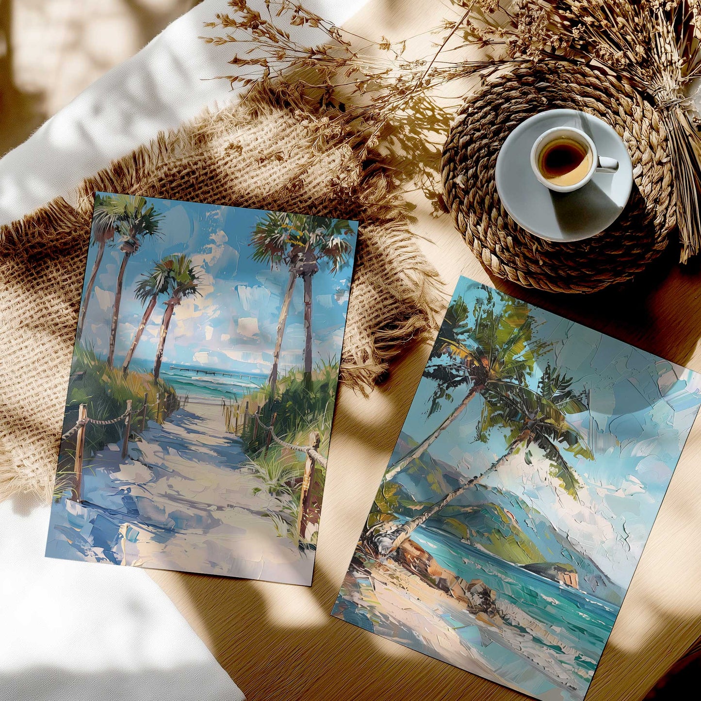 [color:Rolled Print], Picture in a room