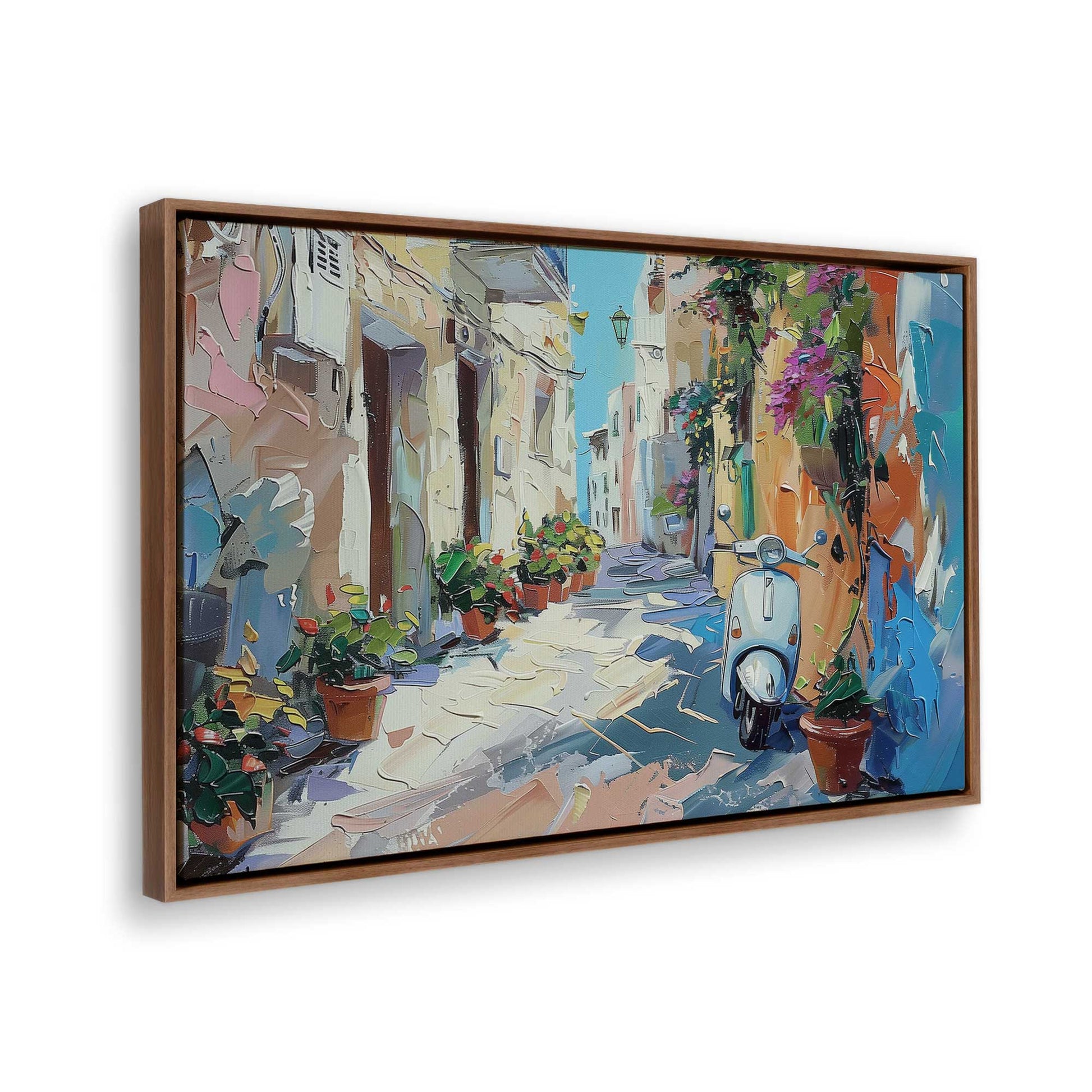 [Color:Walnut], Picture of the corner of the art