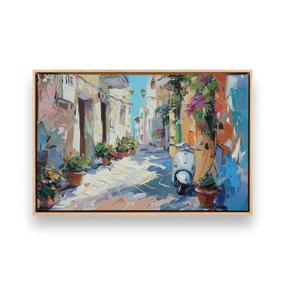 [Color:American Maple], Picture of art in a American Maple frame