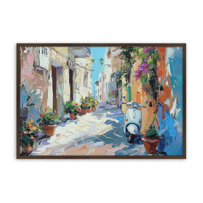 [Color:Belvinder Brown], Picture of art in a Belvinder Brown frame