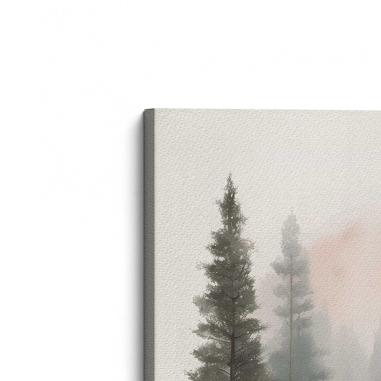[Color:Stretched Canvas], Picture of the corner of the art