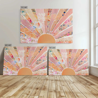 [Color:Stretched Canvas], Image showing the size comparisons