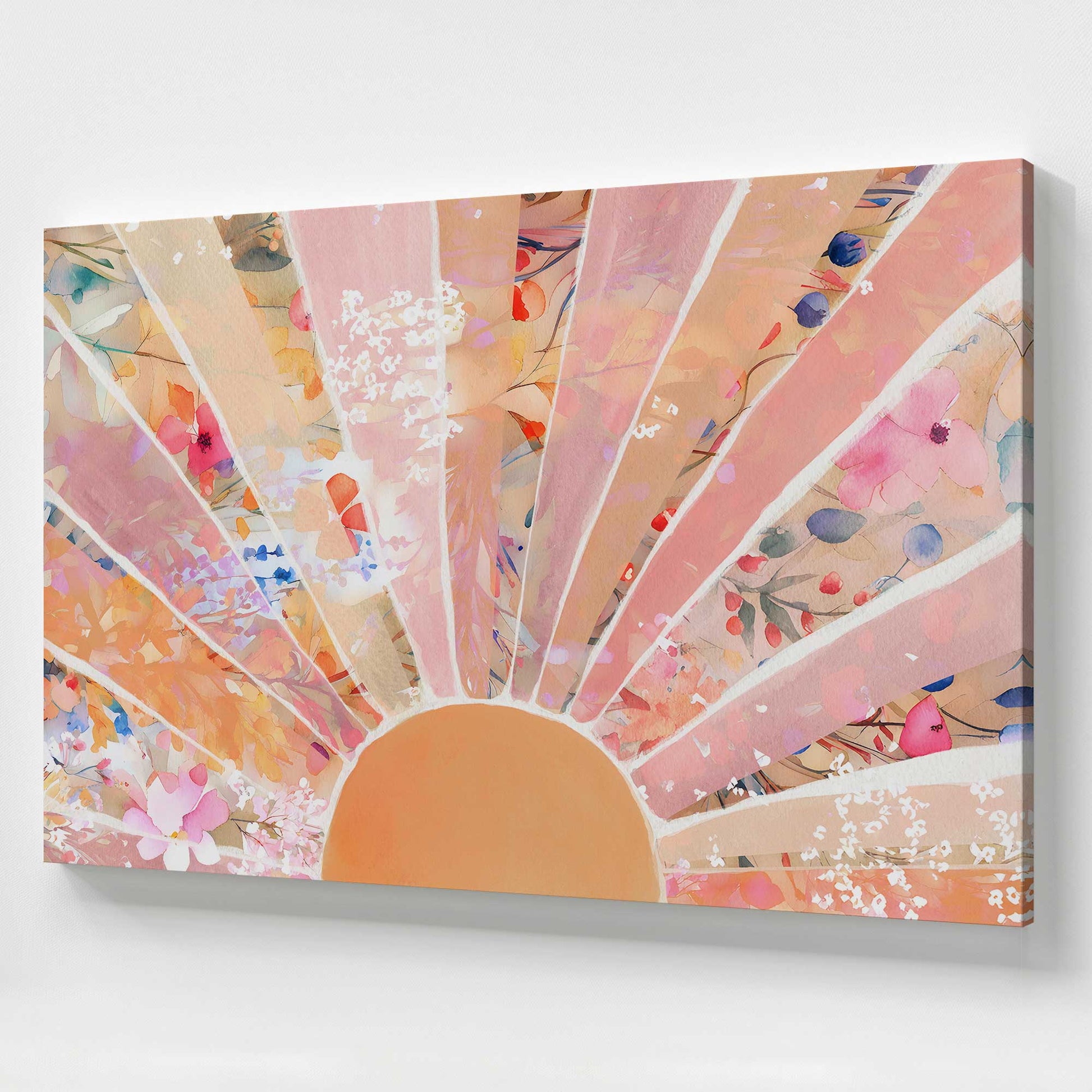 [Color:Stretched Canvas], Picture of art at an angle